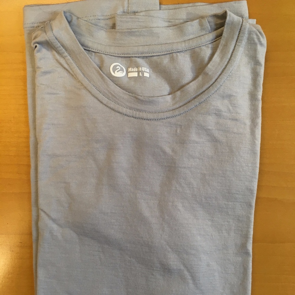 Outlier ultrafine merino cut one t-shirt made in USA